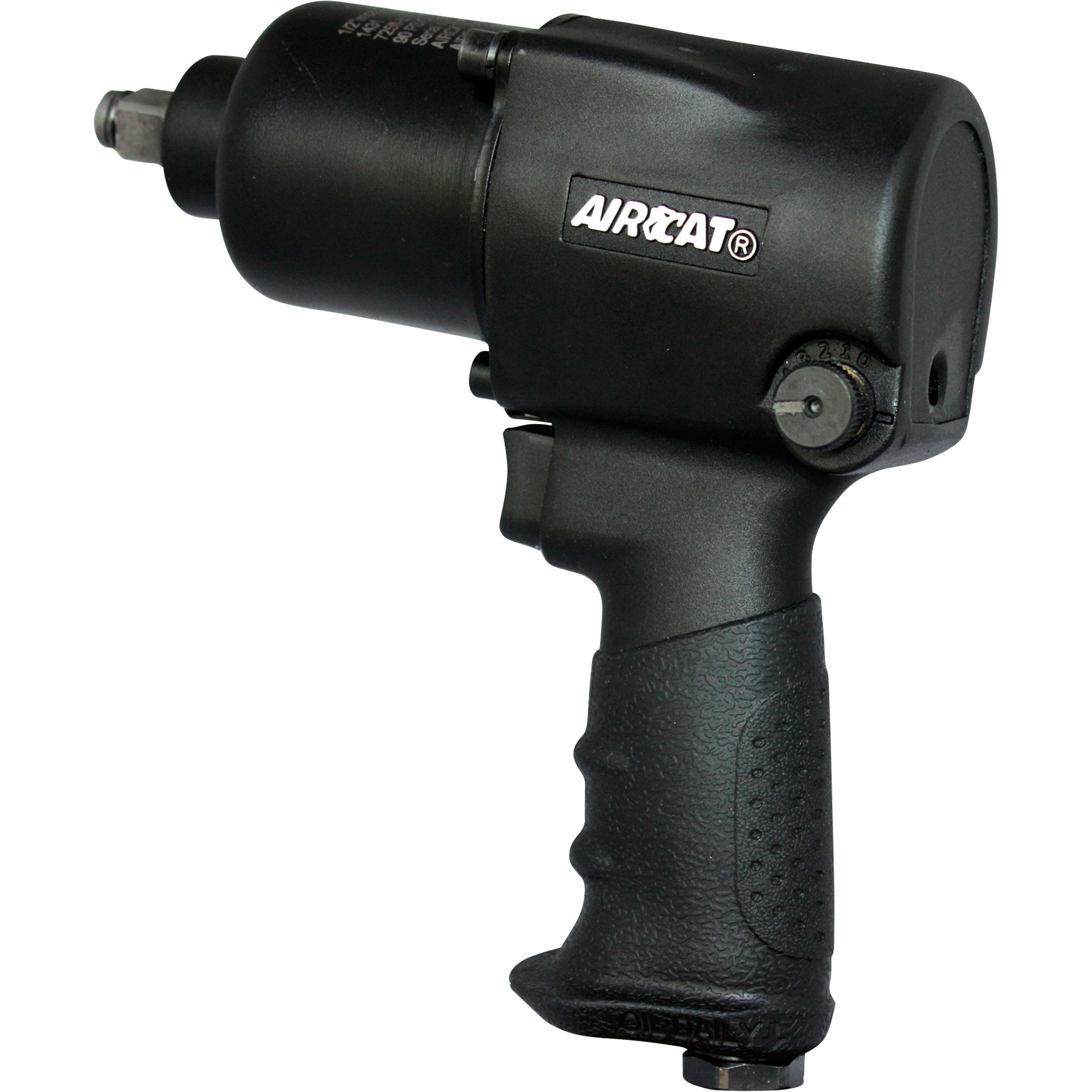 AIRCAT Air Impact Wrench, 1/2in. Drive, 800ft./lbs. Torque, Model# 1431